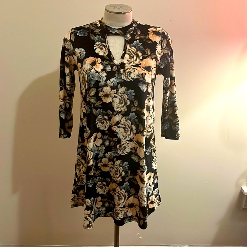 Velvet mini dress